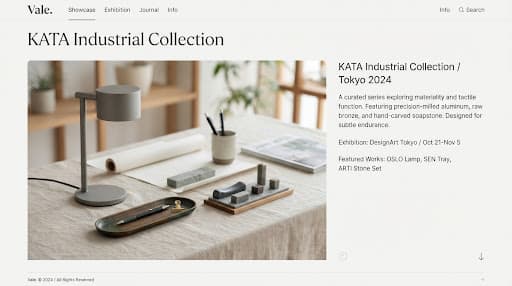 piiij Studio website design example